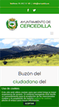 Mobile Screenshot of cercedilla.es