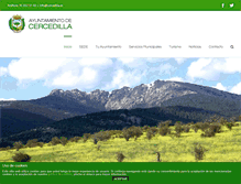 Tablet Screenshot of cercedilla.es